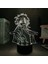 Gri Adam Allen Walker Anime 3D Erkek Için Gece Lambası 16 Renk Kız Odası Dekoru Illusion LED Lamba USB Manga Allen Walker Şekil Uygun Çocuk Hayranları Yılbaşı Hediyeleri (Siyah) (Yurt Dışından) 1