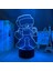 Oyun Cuma Gecesi Hayranları Için Funkined 3D Gece Lambası 16 Renk Dekor Illusion Uzaktan Kumandalı LED Lamba, Oyun Cuma Gecesi Funkin Şekil Noel Hediyesi Oyuncaklar Çocuklar/erkekler (Yurt Dışından) 1
