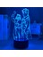 Hayranları Için Anime Fullmetal Alchemisted 3D Nightlight 16 Renk Dekor Illusion Uzaktan Kumandalı LED Lamba, Manga Fullmetal Alchemist Şekil Noel Hediyesi Oyuncaklar Çocuklar/erkekler (Yurt Dışından) 1