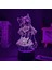 Nekopara Anime 3D Gece Lambası Boy Için 16 Renkler Kız Odası Dekor Illusion LED Lamba USB Manga Nekopara Şekil Uygun Çocuklar Fanlar Noel Hediyeleri (Yurt Dışından) 1