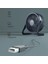 Küçük USB Fan Masaüstü 8 Inç Takılabilir Mini Sessiz Küçük Fan Koyu Mavi (Yurt Dışından) 5