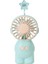 Taşınabilir El Fanı Kişisel Masa Fanı USB Fan Açık Seyahat Mavi (Yurt Dışından) 1