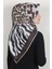 Pamuklu Soft Eşarp 3318-4 Kahverengi 2