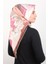Piramit Krep Eşarp 116-0003-08 Pembe 2