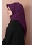 Abiye Bordürlü Eşarp 6002-16 Fuşya 1