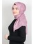 Pamuklu Desenli Şal 5758-3 Pembe 1