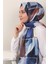 Soft Touch Şal 2751-2 Buz Mavisi 3