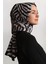 Medine Desenli Şal 1840-50 Zebra Siyah-Taş 1