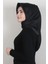 Düz Renk Eşarp 1340-15 Siyah 1