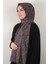 Pamuklu Twist Şal 1264-8 Kahverengi 3