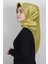 Düz Renk Eşarp 1340-21 Yağ Yeşili 1