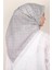 Coton & Silk Eşarp Gri 3645-4 3