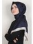 Monogram Şal 149-18 Lacivert 1
