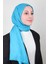 Bambu Kraşlı Şal 2724-56 Mavi 3