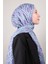 Soft Touch Şal 2778-17 Lila-Su Mavisi 1