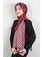 Medine Desenli Şal 1897-6 Bordo 1