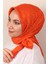 Modakaşmir Ipeksi Jakar Eşarp 5355-3 Orange 1