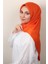 Modakaşmir Ipeksi Jakar Eşarp 5355-3 Orange 2