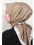 Fashion Monogram Eşarp 8089-17 Sütlü Kahve 3