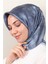 Luxer Eşarp 3622-13 Bulut Indigo 1