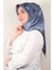Luxer Eşarp 3622-13 Bulut Indigo 2