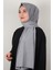 % 100 Coton Şal 8083-9 Gri 1