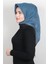Pamuklu Trend Eşarp 9936-6 Mavi 1