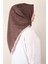 Ipeksi Monogram Eşarp 8086-21 Kahverengi 3