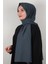 % 100 Coton Şal 8083-16 Antrasit 1