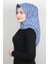 Pamuklu Trend Eşarp 9938-24 Mavi 1
