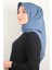 Yonca Pamuk Eşarp 4652-7 Indigo 1