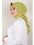 Bambu Kraşlı Eşarp 3081-50 Fıstık Yeşili 1