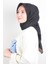 Bambu Kraşlı Eşarp 3081-15 Siyah 1