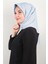 Alessa Pamuk Eşarp 2743-36 Buz Mavisi 3