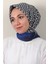 Pamuklu Soft Eşarp 3340-9 Mavi 3