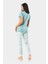 Yeşil Kadın Yazlık Pijama Takımı 2023-20 Yeşil S 158079 2