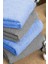 4 Lü Banyo Havlusu Takımı Soft Büyük Havlulu Pamuklu Havlu Seti 90X150 cm Gri 4