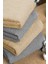 4 Lü Banyo Havlusu Takımı Soft Büyük Havlulu Pamuklu Havlu Seti 90X150 cm Gri 4