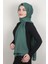 Ince Kareli Şal 2580-9 Yeşil 1