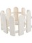 4 Adet 50X13CM Beyaz Plastik Ağaç Çit Avlu Kapalı Bahçe Çiti Anaokulu Çiçek Bahçesi Sebze Beyaz Dekor (Yurt Dışından) 2
