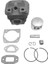 45.2mm Testere Silindir Piston Conta Takımı 4500 45CC 5200 52CC Için (Yurt Dışından) 2
