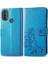 Motorola Moto E40 Flip Kapak Kılıf Için Kılıf Kısa Kayış Dört Yaprak (Yurt Dışından) 1