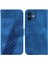 Iphone 12 Için Telefon Kılıfı Kabartmalı Desen Kart Yuvası Fonksiyonu Cüzdan Pu (Yurt Dışından) 1