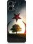 Tecno Spark 9 Pro Uyumlu Göktürkçe Türk ve Ağaç Bayrak Desenli Silikon Kılıf 1