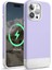 Apple iPhone 15 Pro Max Uyumlu Glide Serisi Magsafe Silikon-Mor 1