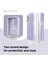 Apple iPhone 15 Pro Max Uyumlu Glide Serisi Magsafe Silikon-Mor 4