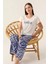 Yumuşak Dokulu Kısa Kol Kadın Pijama Takım 2939 2