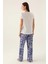 Yumuşak Dokulu Kısa Kol Kadın Pijama Takım 2939 5