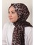 Soft Touch Şal 2774-3 Siyah-Kahverengi 2