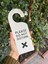 Lütfen Rahatsız Etmeyiniz Kapı Kolu Askısı Do Not Disturb Uyarı Levhası 2